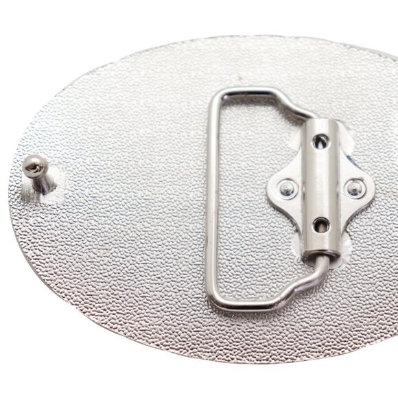 Men Women Silver Metal Belt Buckle Western Fashion Cowboy Texas State Lone Star - Picture 4 of 16